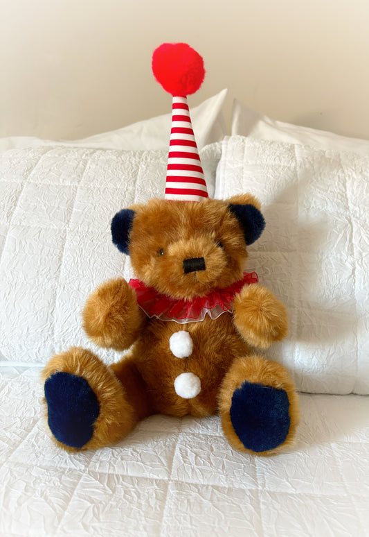 Blue and Red Clown Teddy