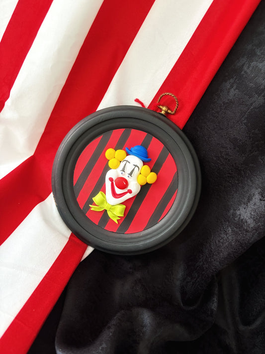 Hand Sculpted Clown Wall Art
