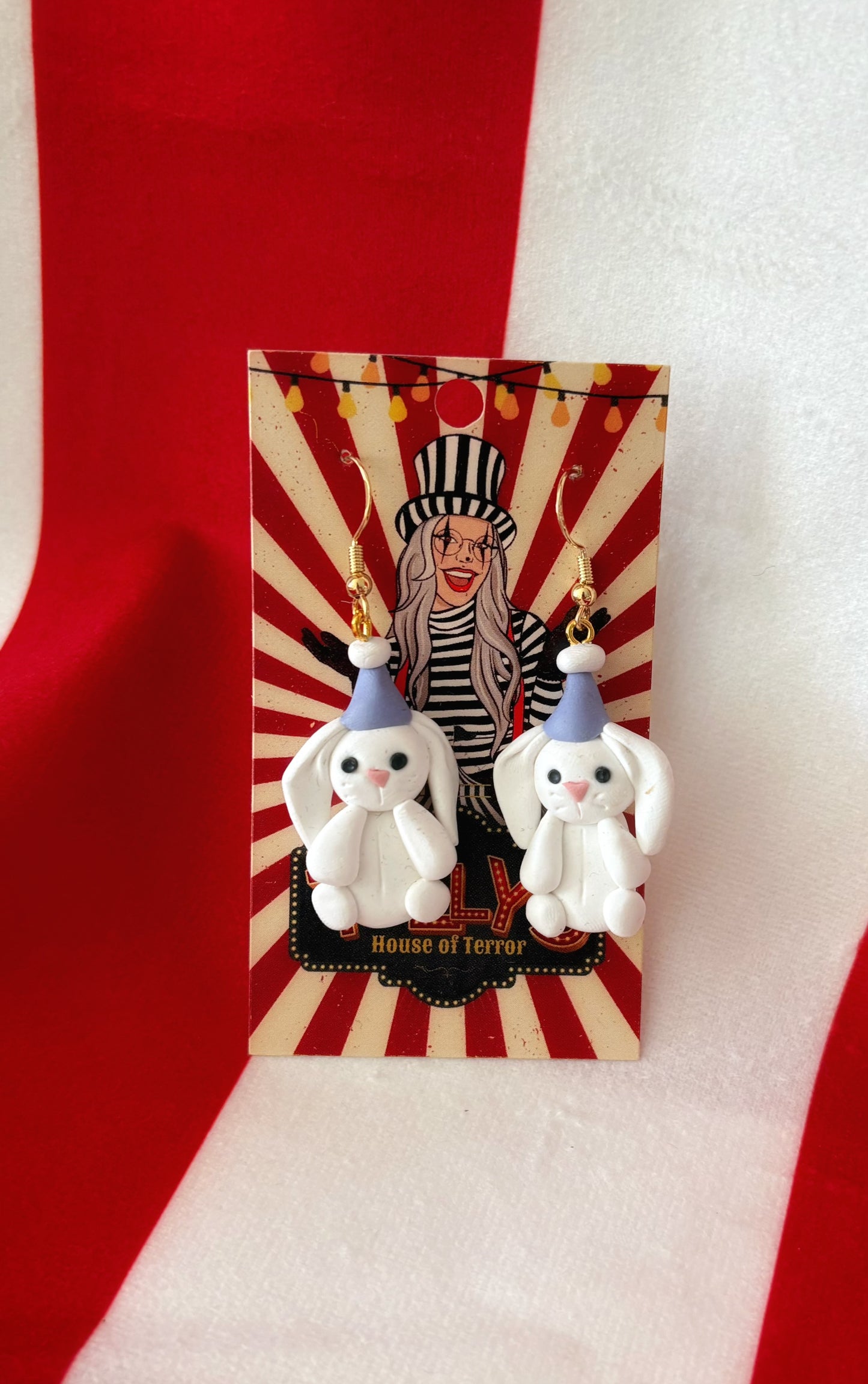 Sculpted Bunny Dangles