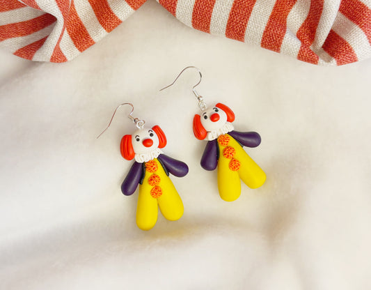 Handmade Polymer Clay Penny Inspired Earrings