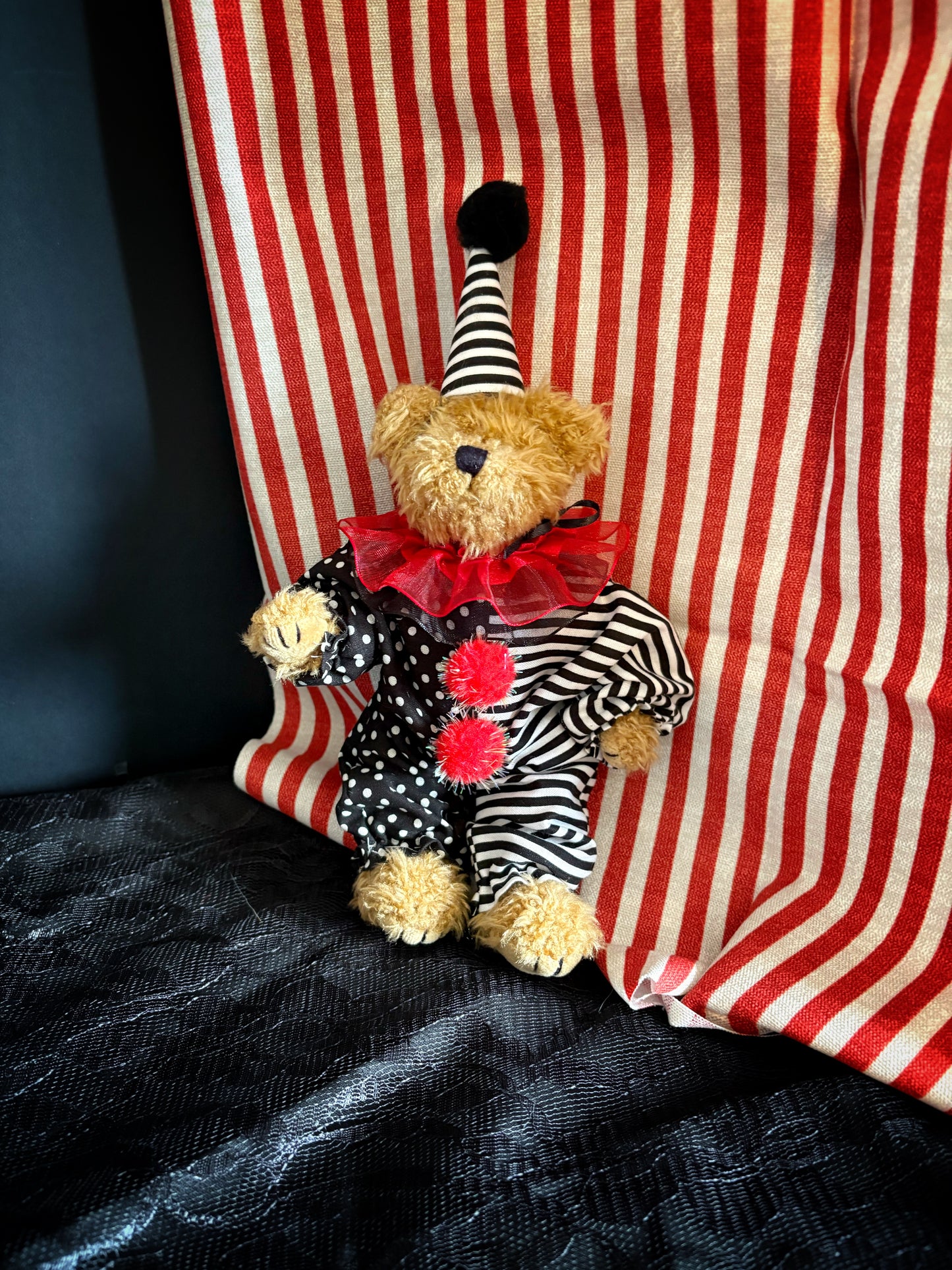 Small Vintage Clown Bear