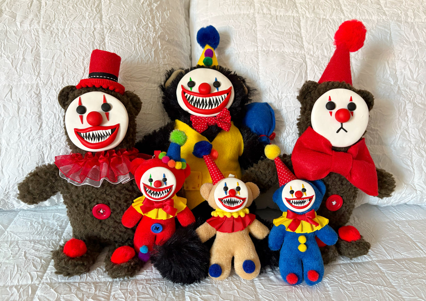 Light Pink Terror Bear Keychain