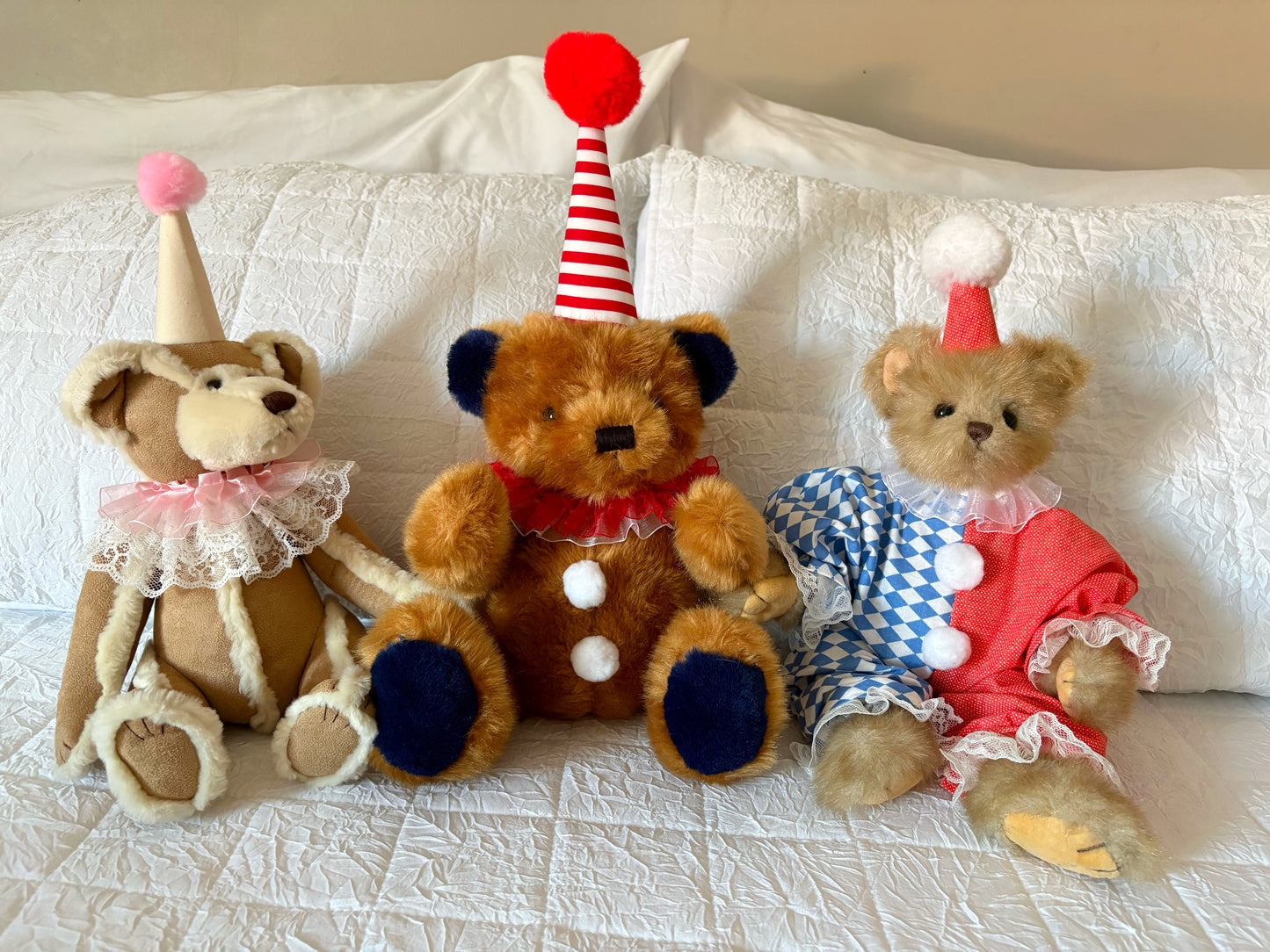 Blue and Red Clown Teddy