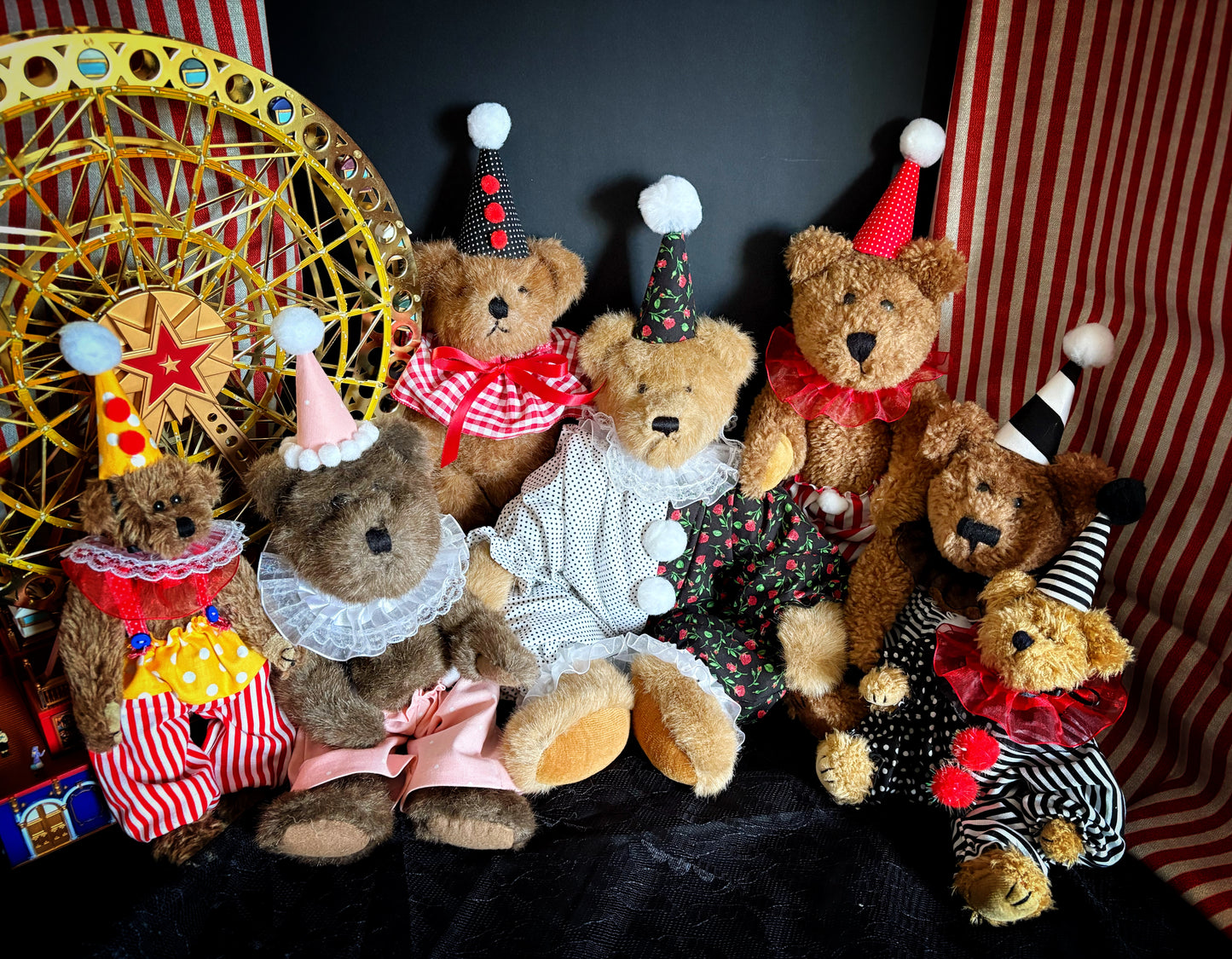 Vintage Clown Bear