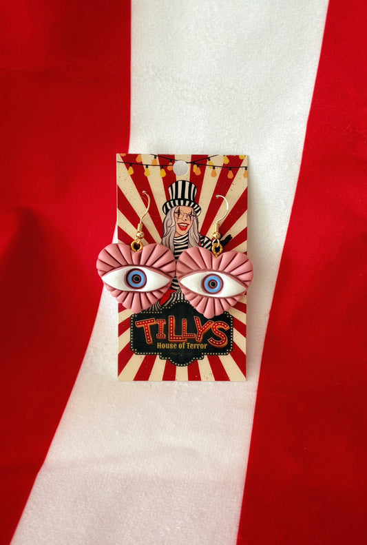 Polymer Clay Eye Dangles