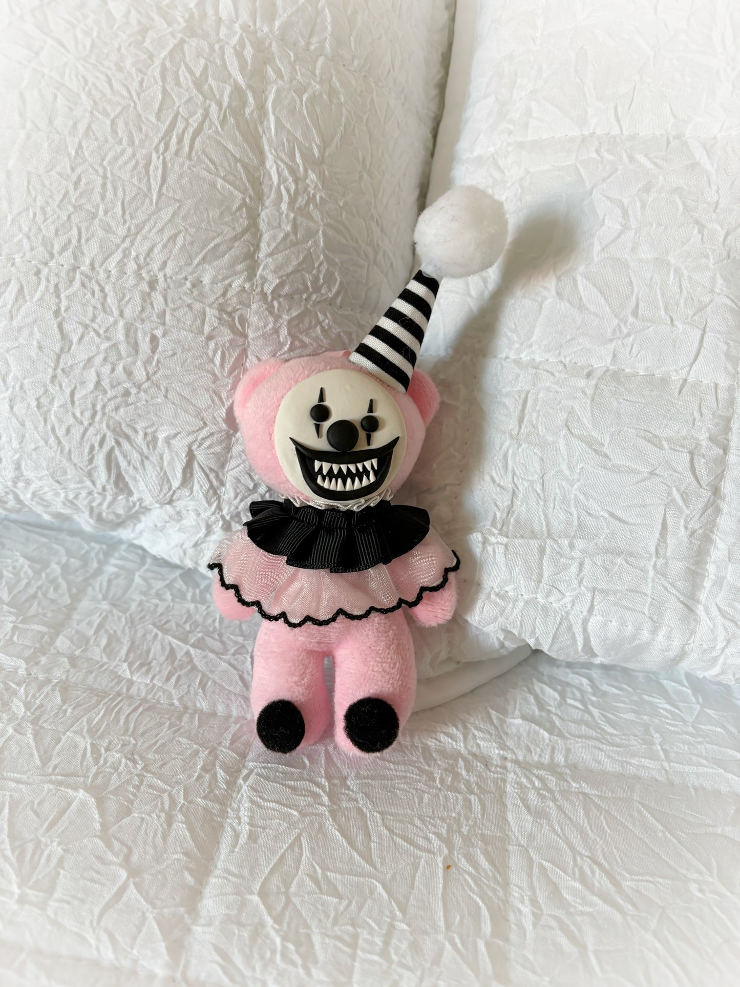 Light Pink Terror Bear Keychain